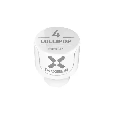 Foxeer-antena receptora Lollipop 4 V4 Stubby FPV, 2 piezas, 2.6DBi, 5,8G, LHCP, RHCP, SMA, RP-SMA, Micro Seta, para Dron FPV RC