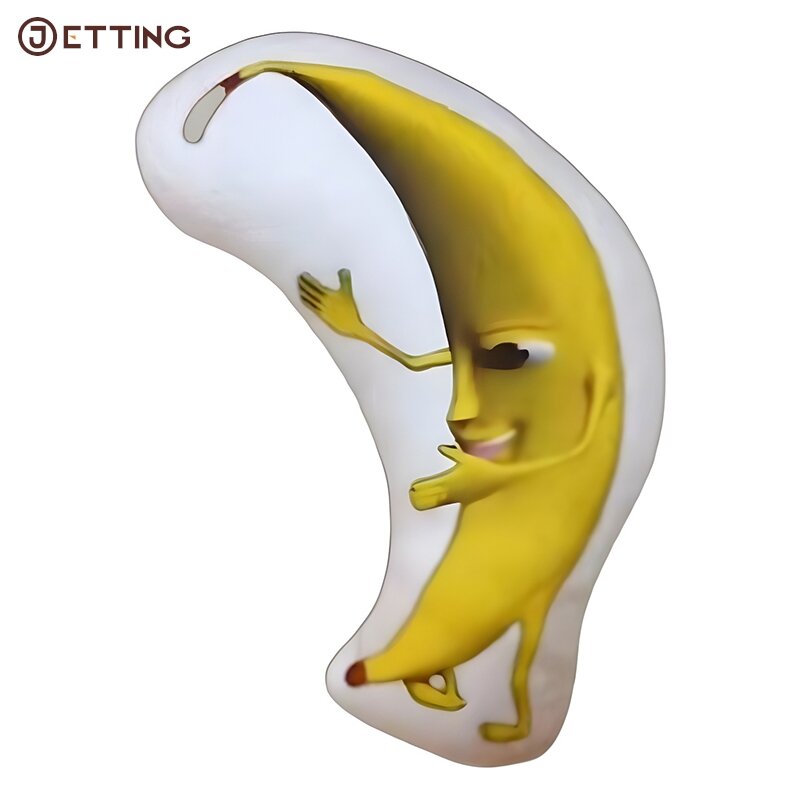 1pc Big Banana Keychain With Music Big Banana Voice Keychain Banana Doll Funny Plush Banana Pendant Silly Big Banana Bag Pendant