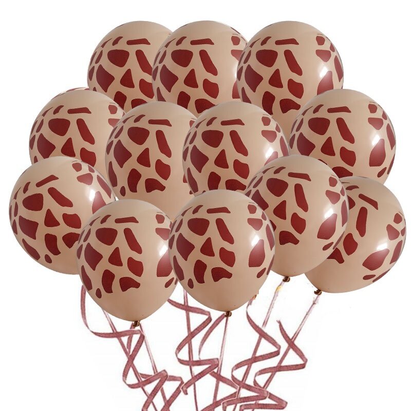 Hedgehog Fuchs Hirsch Folie Ballons Safari Geburtstag Grün Dschungel Party Dekoration Latex Ballon Baby Dusche Kinder Party Decor Ball