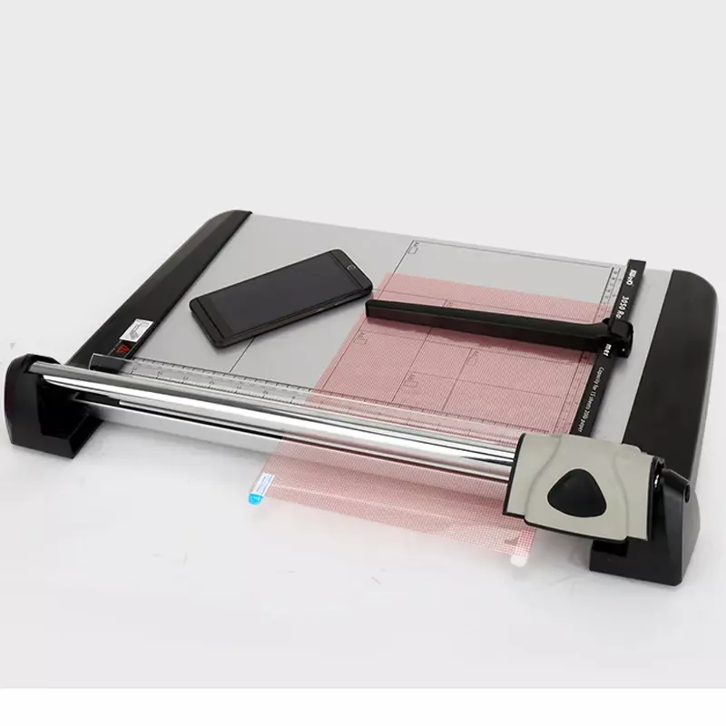 Aço carbono Rolling Paper Knife, 15 ID Foto Splitting Machine, A2-A6 Precision Papel Foto Trimmer, Couro Trabalho Permit Cortador