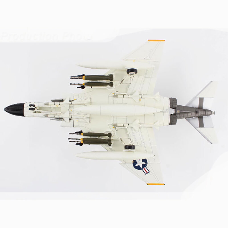 다이 캐스트 미국 F-4B 고스트 파이터 군사 전투, 합금 및 플라스틱 시뮬레이션 남성용 선물, 1:72 비례