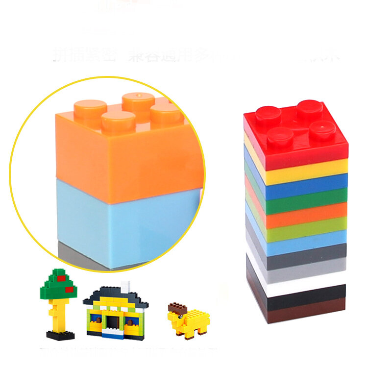 Moc-3022 Blocos de Construção para Crianças, Placa, 2*2, 2x2, Brinquedos De Tijolos, Compatível com Lego, DIY, Educação, Bloco