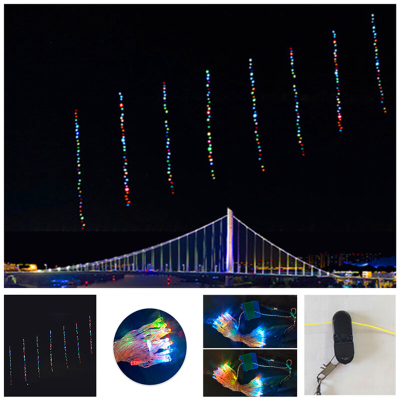 free shipping shinning led kite fly kite line light controller 10m outdoor fun sports parafoil pipa volante kite factory hot new
