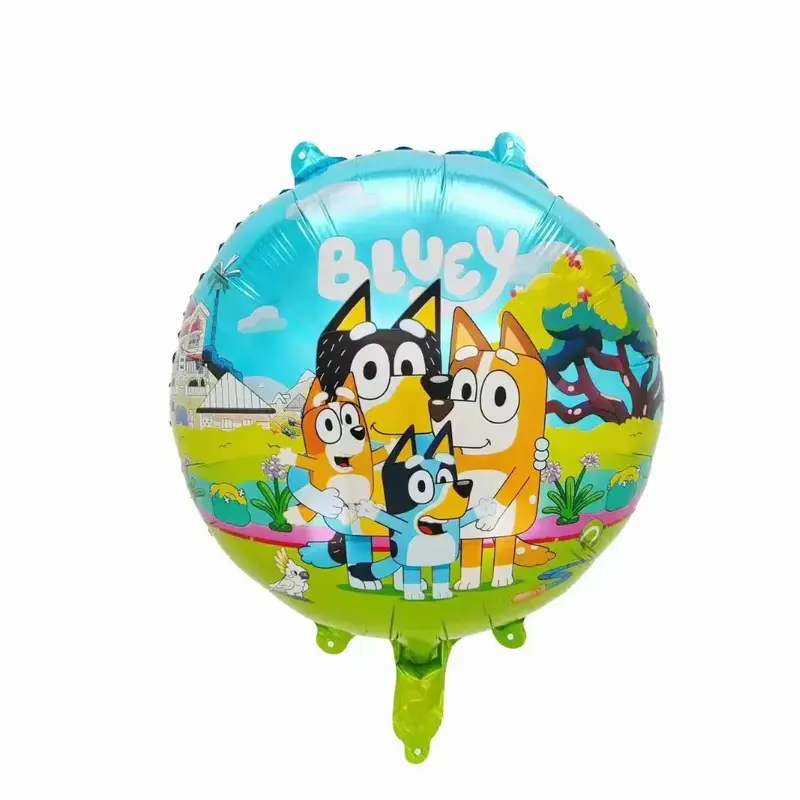 Hot Cartoon bluye Family  DIY Balloons Party Supplies Birthday Banner Latex bluye Balloon Decoration Cake Supplies Kid Toys gift