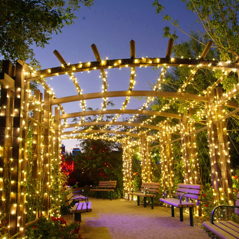 22M Solar String Licht Outdoor Wasserdicht Fairy Lichter 8 Modi Hänge Garland Lichter für Garten/Terrasse/Pavillon/Party/Yard Decor