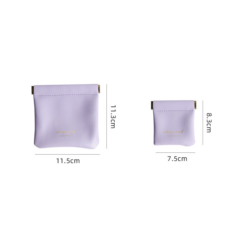 Monedero portátil de cuero PU Unisex, bolsa pequeña para auriculares, organizador de auriculares, Mini bolsa de almacenamiento para cambio de lápiz labial y cosméticos