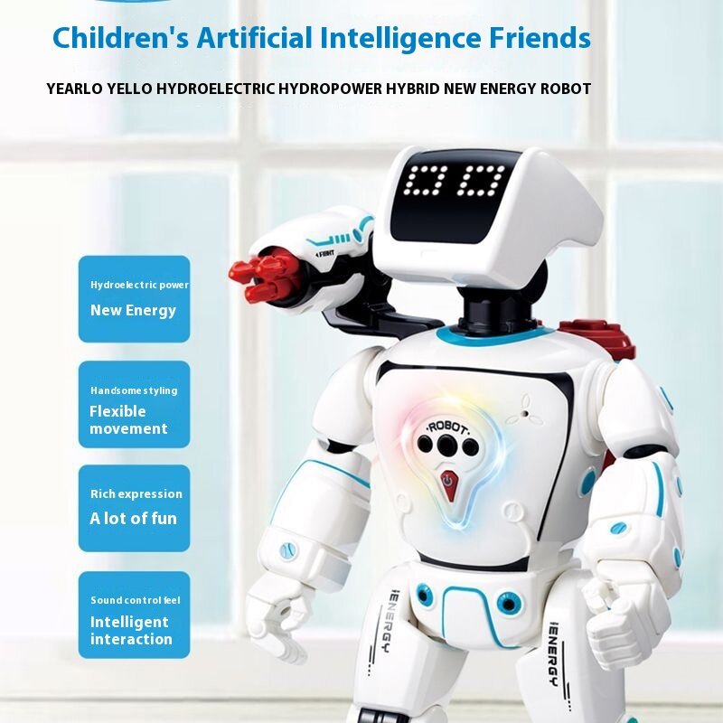 子供のための電気リモコンロボットのおもちゃ,プログラミング,歌,ダンス,建物,インテリジェント,子供の贈り物