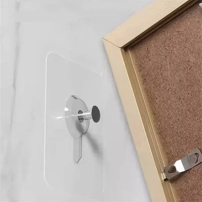 ПВХ прочная клейкая искусственная настенная плакатная бесшовная Водонепроницаемая прочная прозрачная вешалка с крючком для кухни ванной