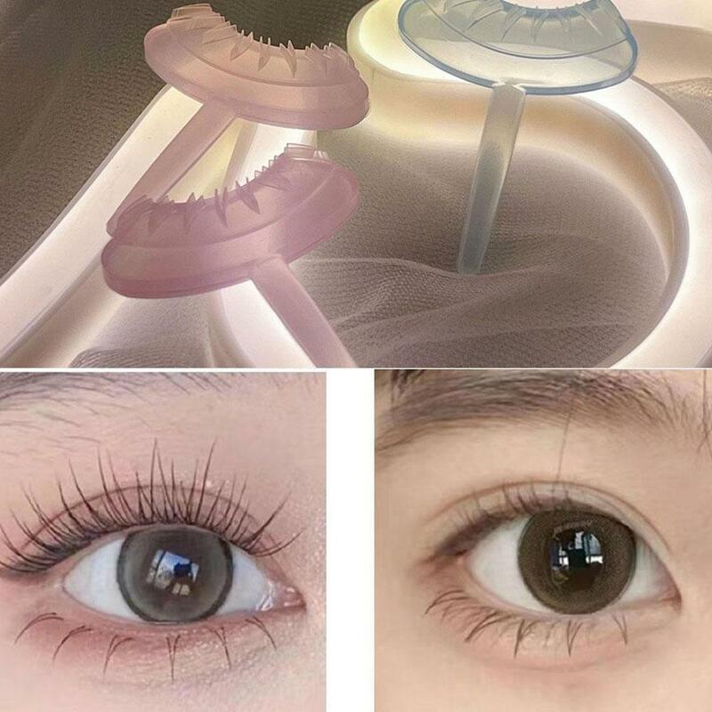 Segel bulu mata silikon DIY, segel ekstensi bulu mata bawah alat Makeup silikon untuk pemula nyaman aksesoris bulu mata alami