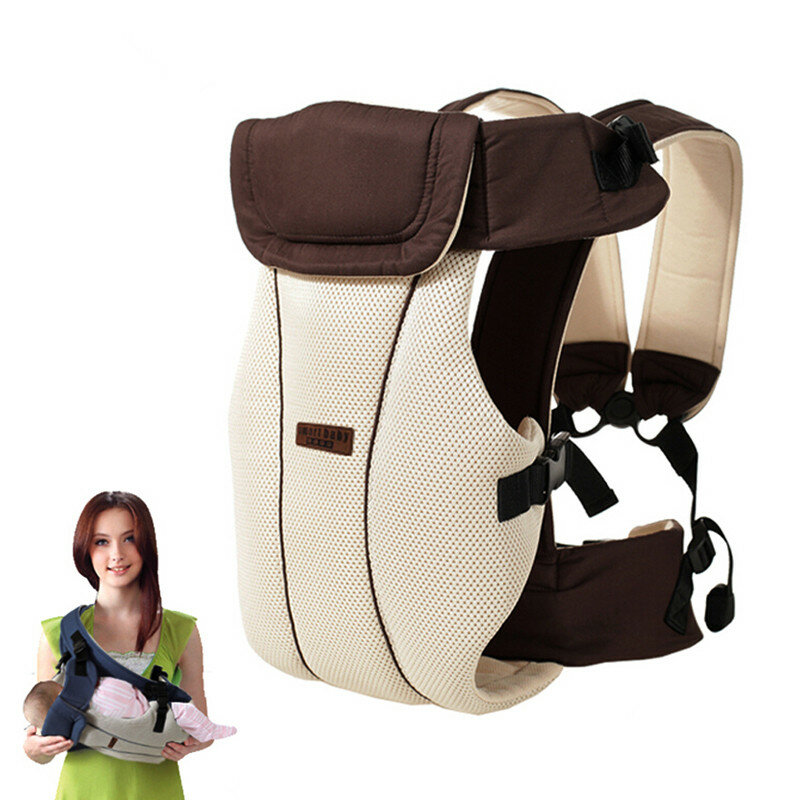 เด็ก Breathable Ergonomic Baby Carrier ด้านหน้ากระเป๋าถือเด็ก Kangaroo กระเป๋าเป้สะพายหลังทารก Warp Hip Seat