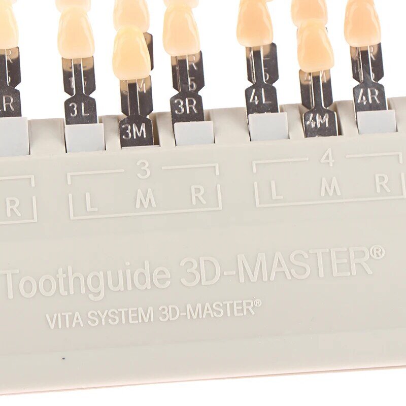 Guía de dientes para laboratorio Dental, equipo bucal para dentadura, Master 3D, 29 tonos de Color, 1 unidad