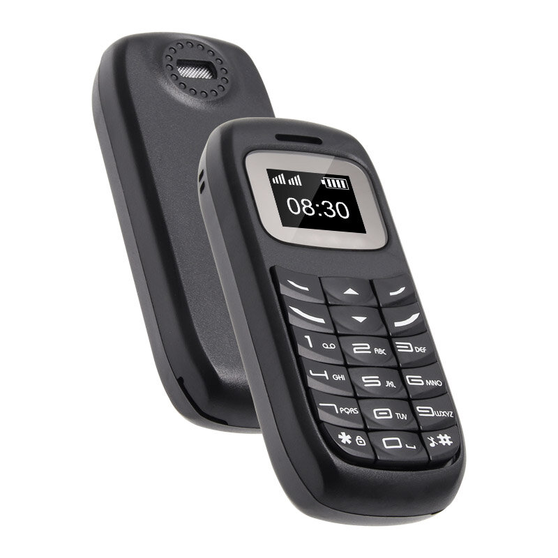 UNIWA-Mini telefone móvel, 2G celular estéreo, GSM, super fino, telefone pequeno, fone de ouvido sem fio Bluetooth, BM70 DUOS