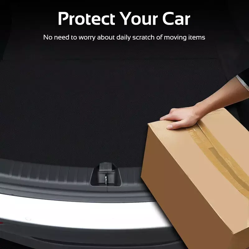 Car Trunk Anti-Scratch Sill Protector Guard For Tesla Model Y ABS Bumper Guards Cover Sides Bars Fender Model Y Car Accessories