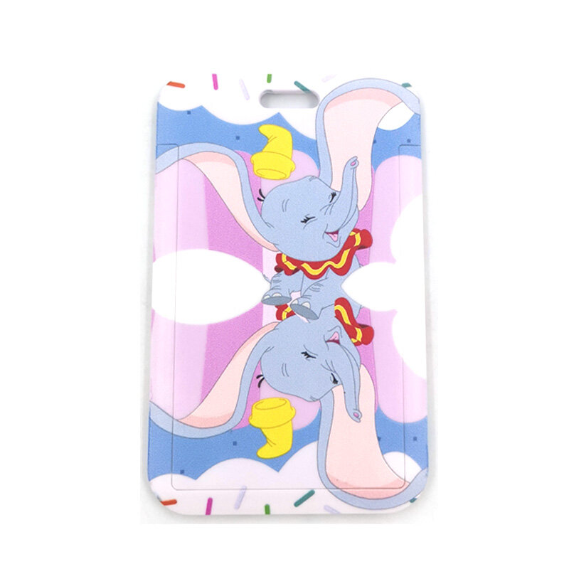 Porte-cartes rétractable en forme d'éléphant, pour couvrir les cartes, avec lanière, accessoire de dessin animé pour Badge d'infirmière