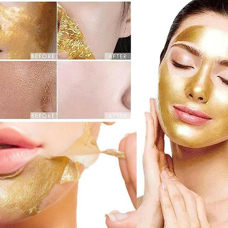 Blackhead Remover 80g Gold Peel Off Mask,Gold Facial Mask Anti-Aging,Deep Cleansing,Reduces Fine Lines Wrinkles Great Skin Care