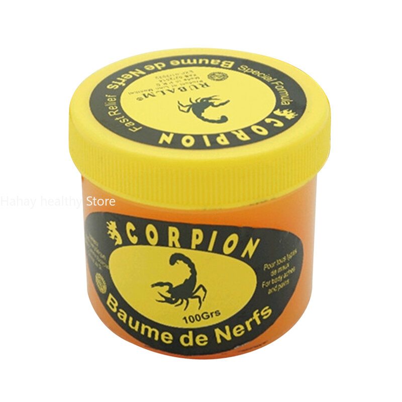 30/60/100ml Ointment Scorpion Peppermint Cream Rheumatism, Low Back Pain, Sciatica, Bruises, Cramps, And Relieves Muscle Fatigue