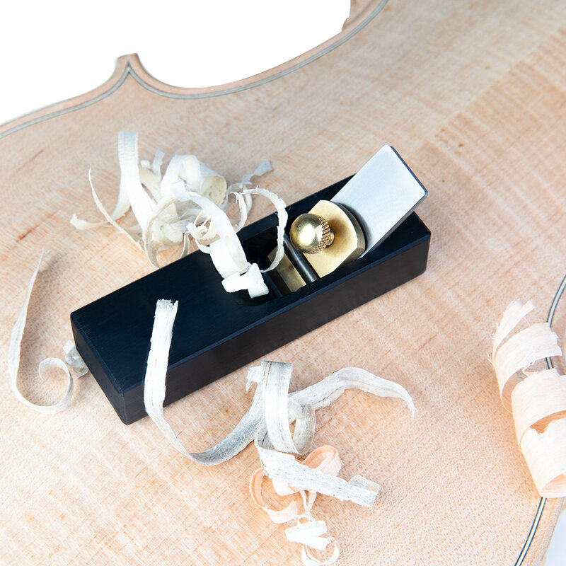 Emí-Mini banco de madera de ébano japonés, herramientas de avión, manija tallada en madera