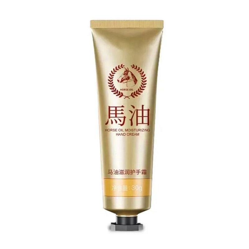 Horse Oil Hand Cream para cuidados com a pele, anti-envelhecimento, anti-crack, loção, clareamento, Nourishi, inverno, K0K6, 1pc