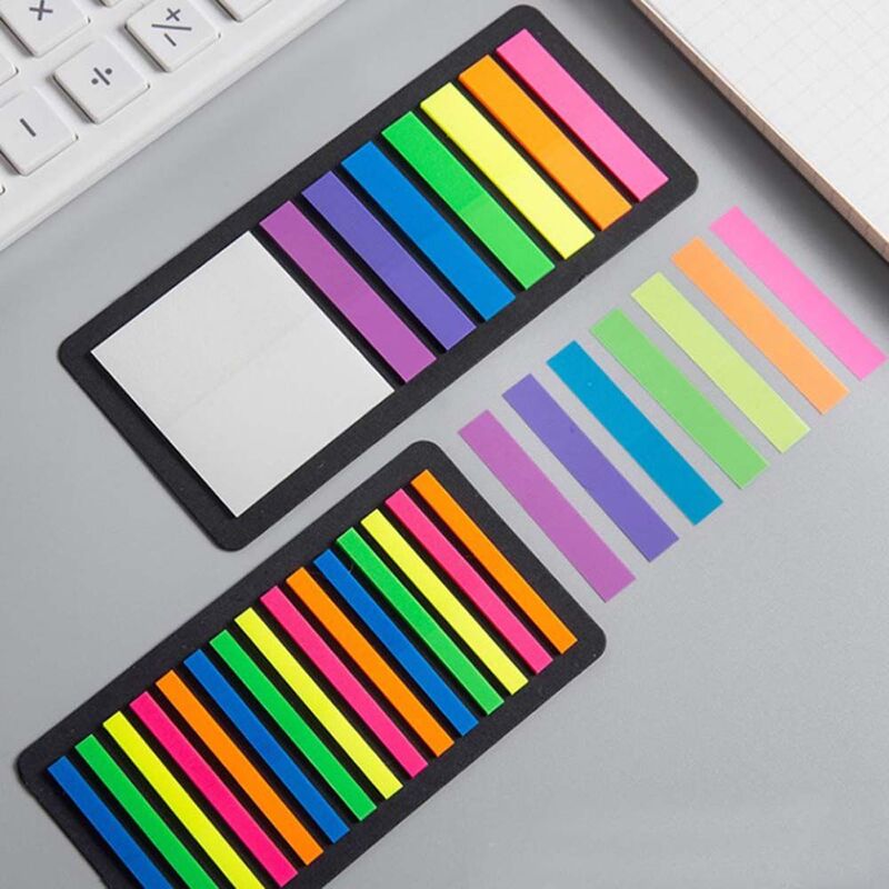 Transparent Page Marker Stationery School Office Supplies Planner Stickers Sticky Note Fluorescent Index Tabs Index Flags