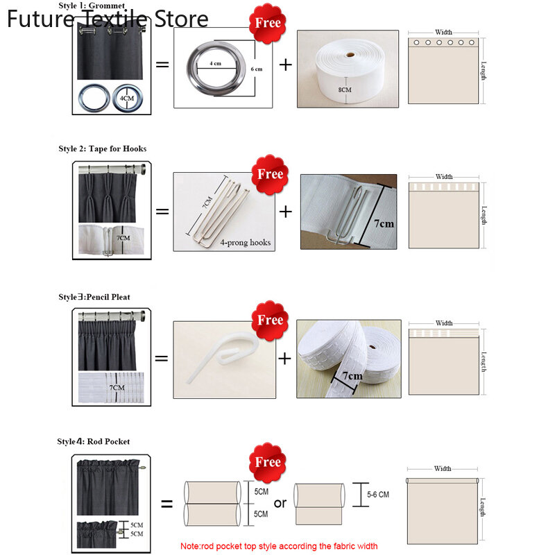 Novo estilo europeu tridimensional em relevo ouro bordado gaze cortinas para sala de estar quarto terminou valance