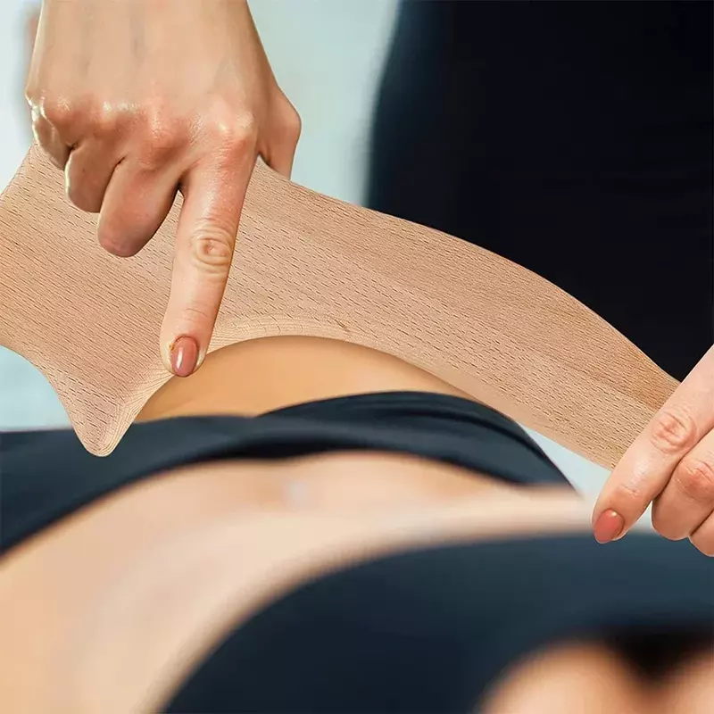 Ferramentas de massagem de madeira para drenagem linfática, massageador anti-celulite, Body Shaping Tools for Beauty, Gua Sha, Sore Muscle Relief