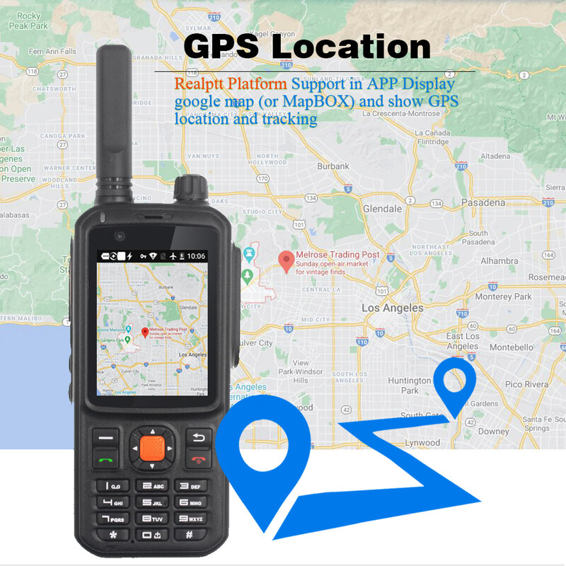 Anysecu A420 walkietalkie 4G poc PTT วิทยุเครือข่าย LTE zello WIFI วิทยุ GSM เข้ากันได้กับ real-PTT Android สมาร์ทโฟน