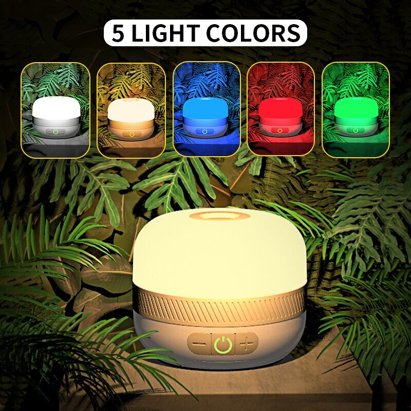 NATFIRE-Lampe de camping aste USB C, lampe de tente extérieure, lanterne d'urgence, lampe de poche, 5 couleurs, LV10, 230 heures