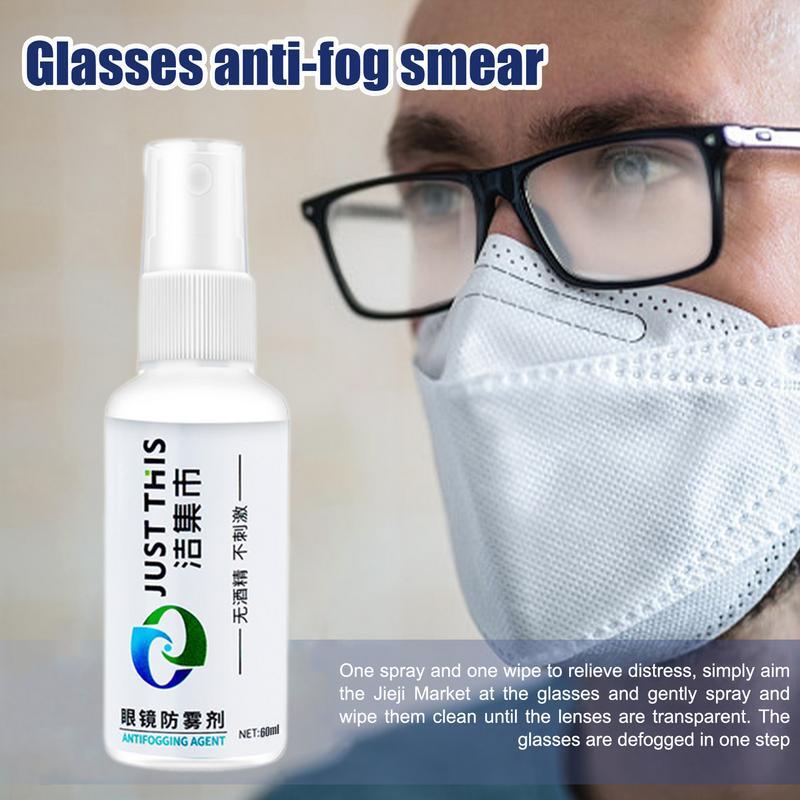 Anti Fog Spray For Glasses Defogger Coating Anti-Fog Spray Antifogging Spray For Safety Eyewear Anti-Mist Spray Lens Cleaner Fog