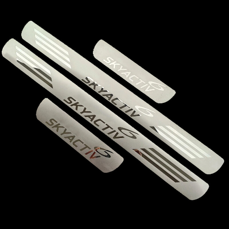 For Mazda 6 Accessories 2016 20217 2018 2023 Car Stainless Steel Door Sill Scuff Plate Protector Stickers Trim 2024