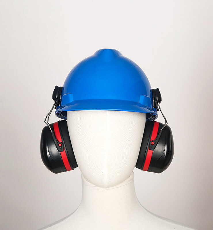 Protetor tipo capacete para proteção, redução do ruído, protetores acústicos
