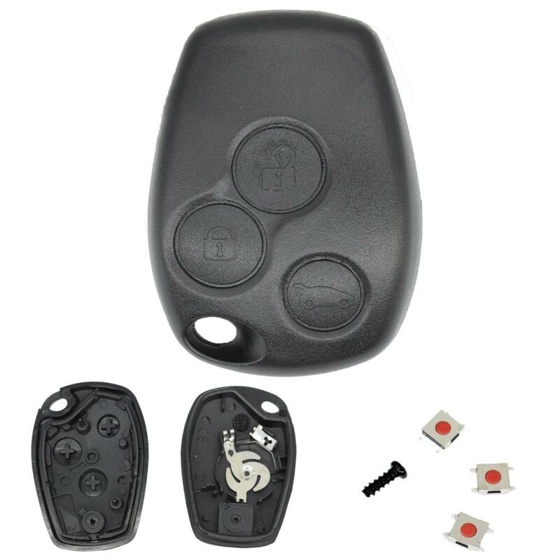 2/3 Button Switch Car Remote Key Shell Fob Case For Renault Clio Trafic Twingo Kangoo Master Modus Dacia Duster Sandero