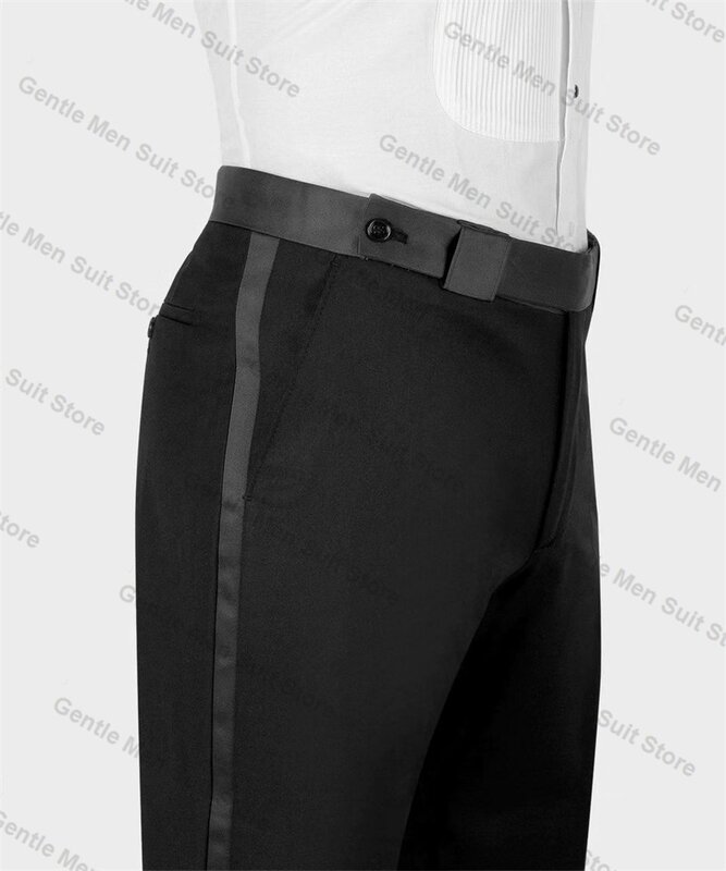 Bawełniany zestaw garnitury męskie 3-częściowy blezer + kamizelka + spodnie formalne biuro biznesowe na zamówienie kurtka bal pan młody smoking ślubny kamizelka