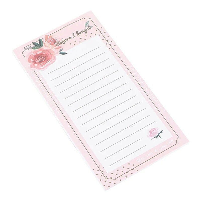 Notebook Magnetic Notepad Grocery List Pads Notebooks Sticky Shopping for Fridge Paper Office Notepads