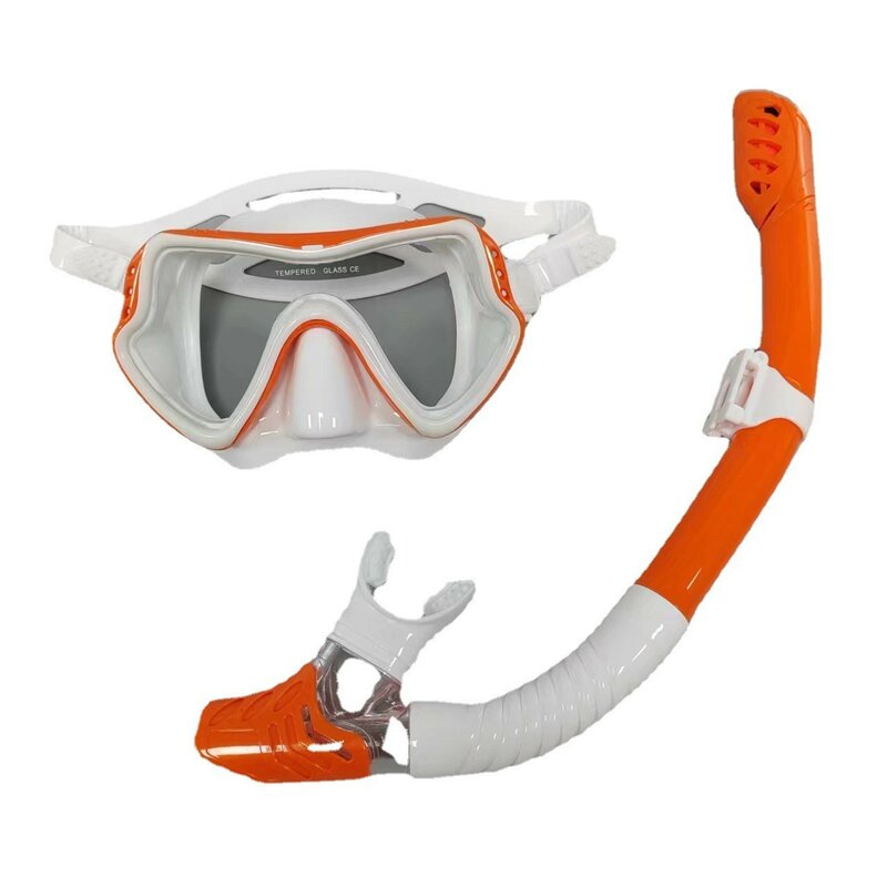 Máscara de buceo profesional para hombres y mujeres, equipo de silicona de marca, equipo de buceo, gafas de natación impermeables UV para adultos