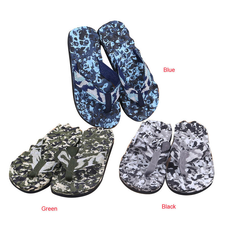 Uomo Camouflage infradito pantofole scarpe sandali pantofola Indoor & Outdoor Casual uomo scarpe da spiaggia antiscivolo Sapato Masculino 40-45