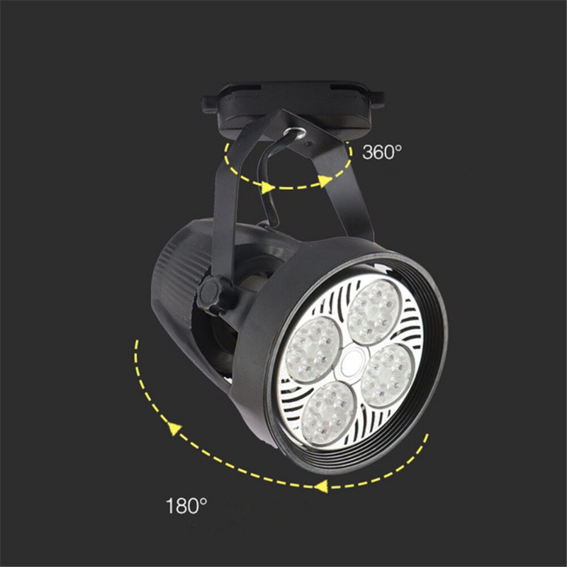 35W oświetlenie szynowe LED AC220V ciepłe/naturalne/chłodne białe światło reflektorów W tle światła szyn szynowych
