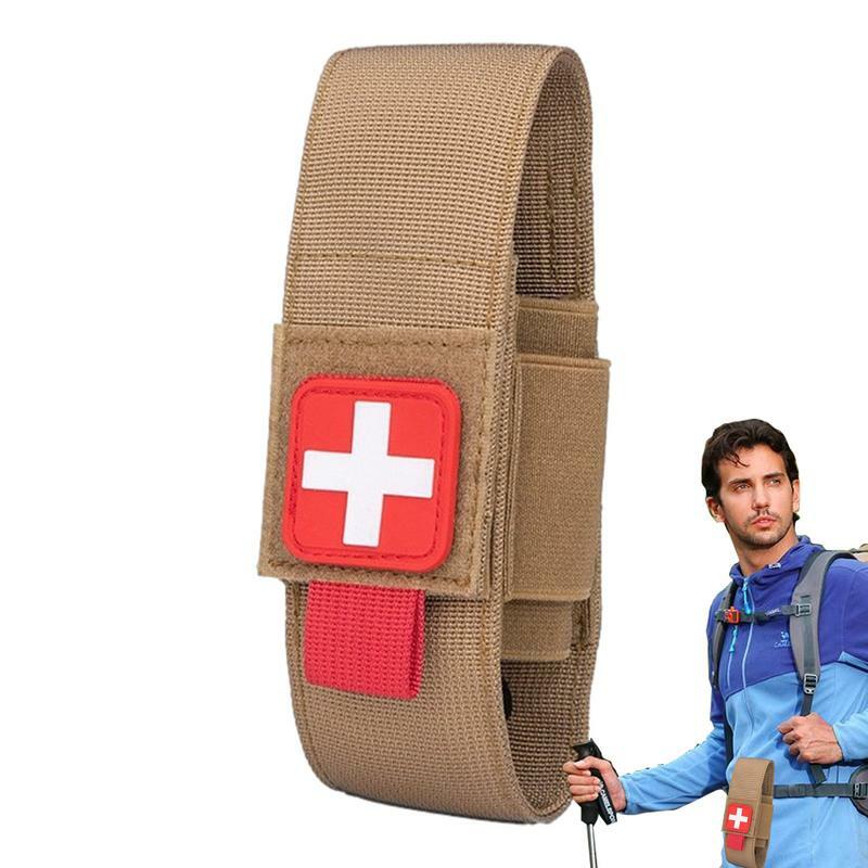 Tas turniket taktis tugas berat wadah kantung Tourniquet kantong bantuan pertama Kit darurat darurat operasi satu tangan