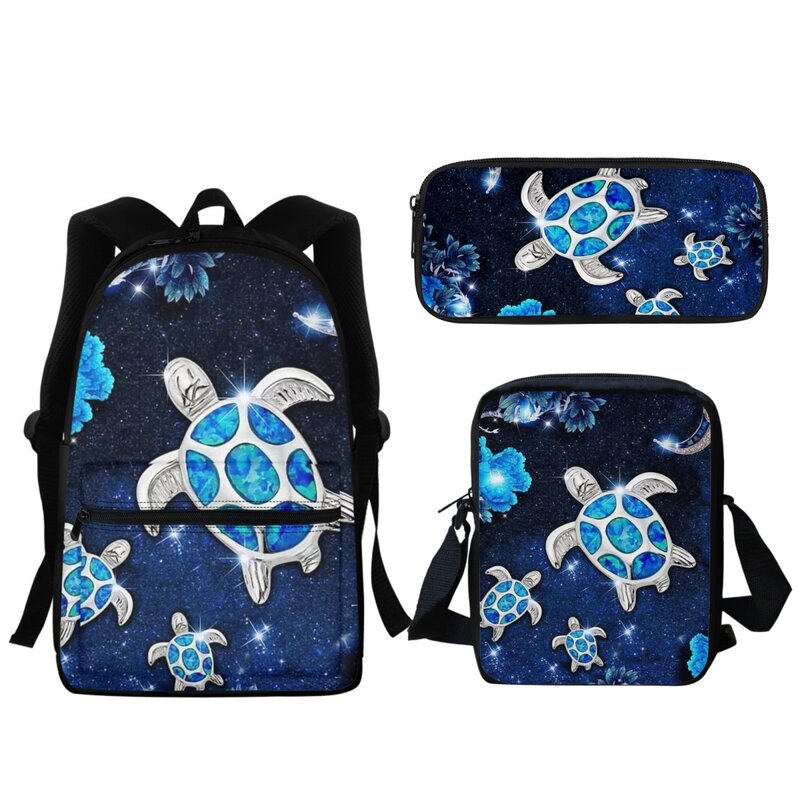 2024 plecak modna polinezyjska żółwiem morskim na co dzień wysokiej jakości plecak organizator biurowy młodzieży młodzieży