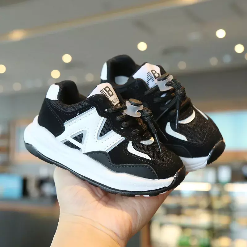 Rindu Cross border Autumn New Baby Shoes Soft Sole Shoes for Boys and Girls Korean Leather Shoes Korean Sports Shoes