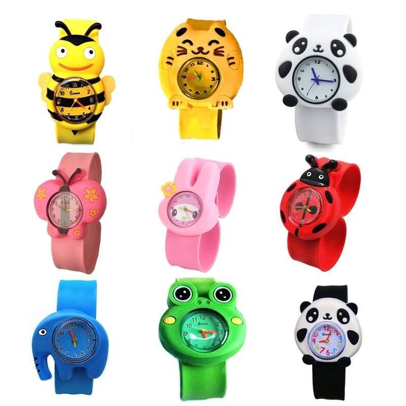 Reloj pulsera para niños que indica reloj pulsera electrónico cuarzo regalo cumpleaños para niñas y niños