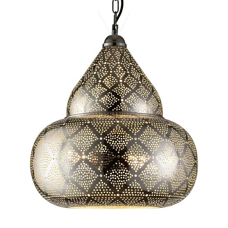 Nowoczesne lampy arabskie LED Ramadan wisiorek lampa lampka nocna Lamparas Estilo Arabe oświetlenie wzory arabski żyrandol Masjid