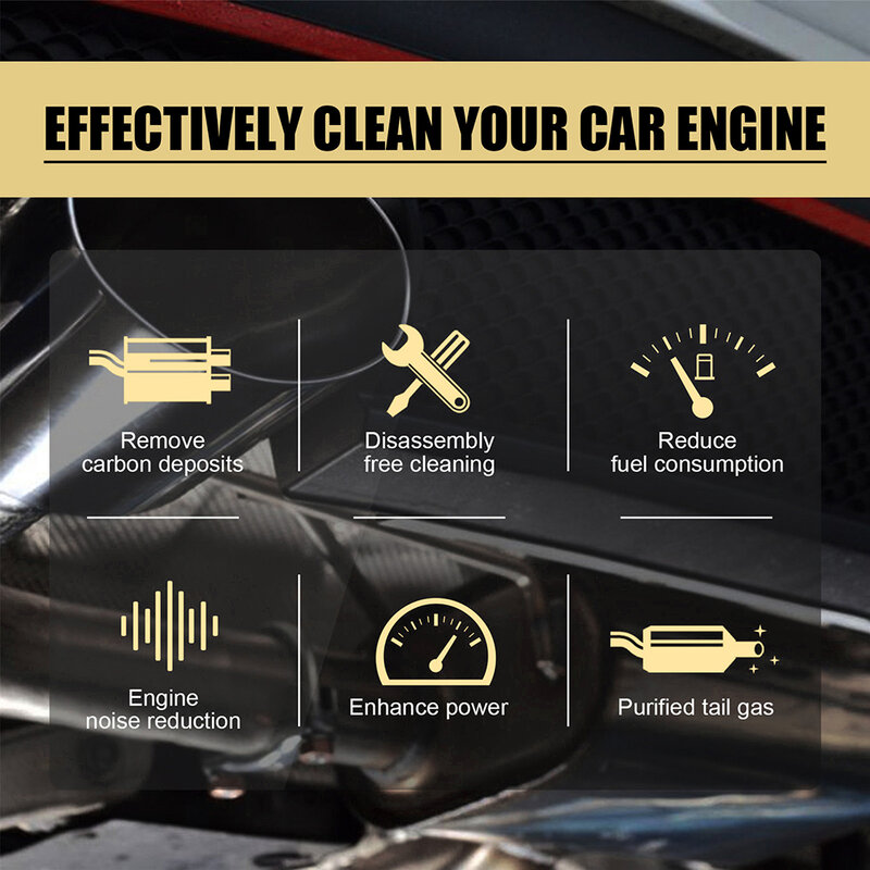 30 مللي العالمي سيارة المحول الحفاز الأنظف سيارة البنزين المضافة محرك الكربون إيداع إزالة عامل تنظيف السيارات