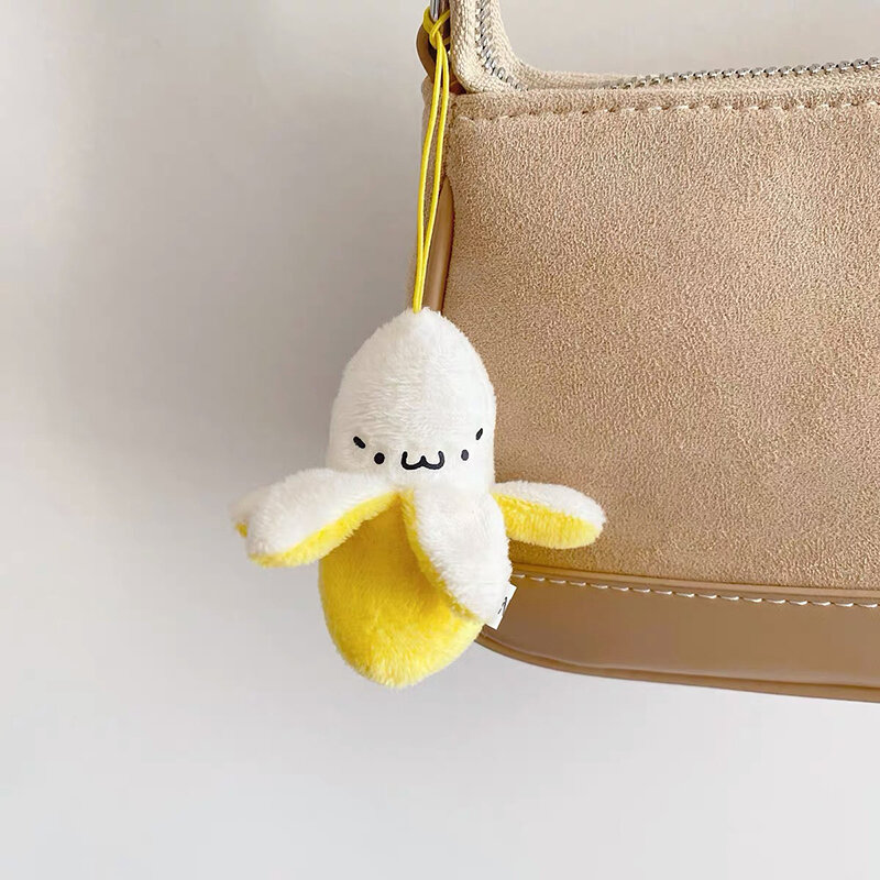 Cute Banana Plush Dolls Toys Pendant Keychain Fashion Backpack Accessories Exquisite Gift