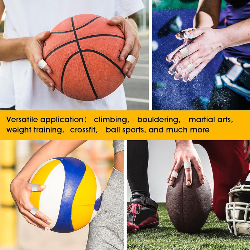 Rouleaux de ruban adhésif pour les doigts, adhésif supplémentaire pour le sport, l'athlétisme, l'haltérophilie, le volley-ball, l'escalade, le basket-ball, 3 rouleaux