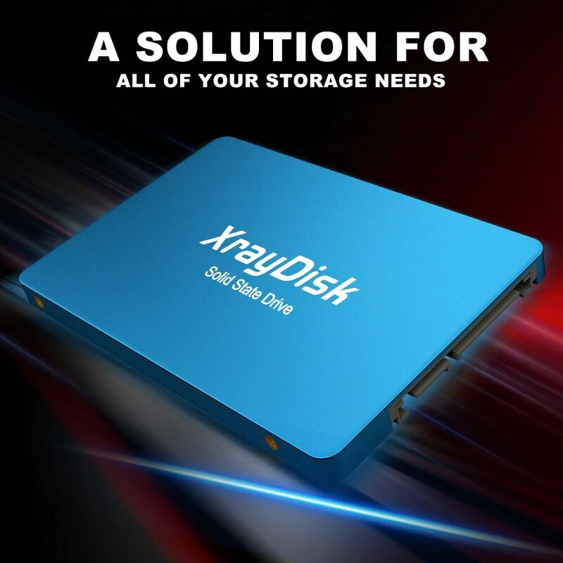 Xraydisk-Disque dur SSD interne pour ordinateur portable et de bureau, SATA 3, 1 To, Go, 480 Go, 128 Go, 240 Go, 120 Go, 2,5 pouces, mat