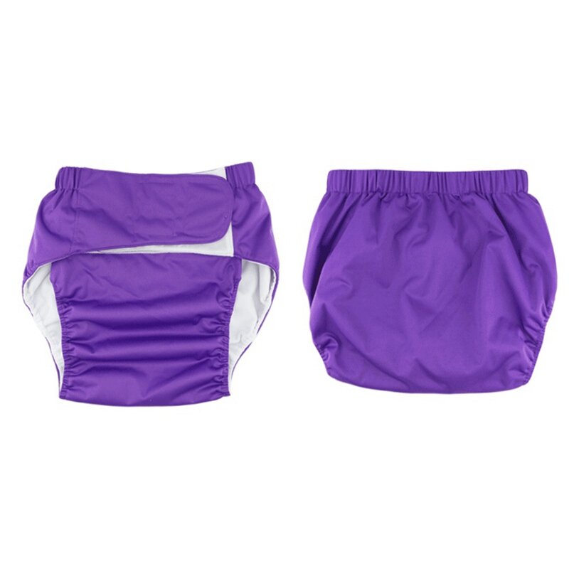 Super Large Reusable Adult Diaper for Old People and Disabled, Size Adjustable Waterproof Incontinence Pants Underwear