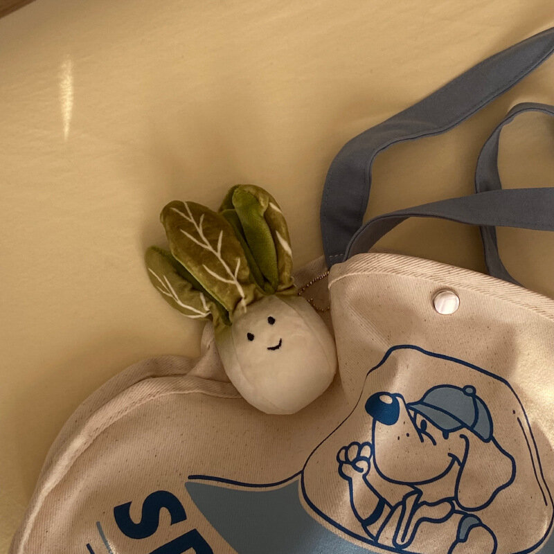 10cm Cartoon Funny Cabbage Plush Keychain Pendant Doll Kids Cute Soft Stuffed Plants Charm Children's Gifts Toys