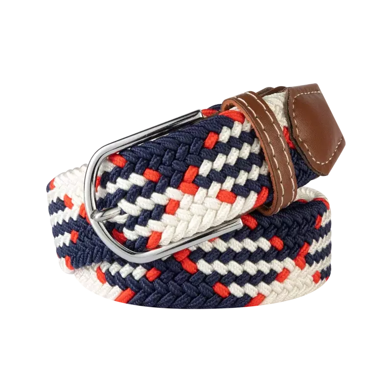 2.5cmx100cm /3.3cmx107cm Unisex Belt Casual Knitted Pin Buckle Men Belt Woven Canvas Elastic Braided Stretch Belts  for Women
