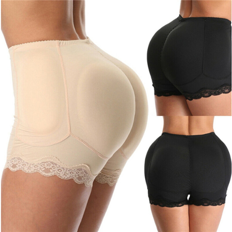 Fake nádega Body Shaper para mulheres, roupa interior acolchoada para senhora, elevador bum, cintura alta, controle de barriga, calcinha hip