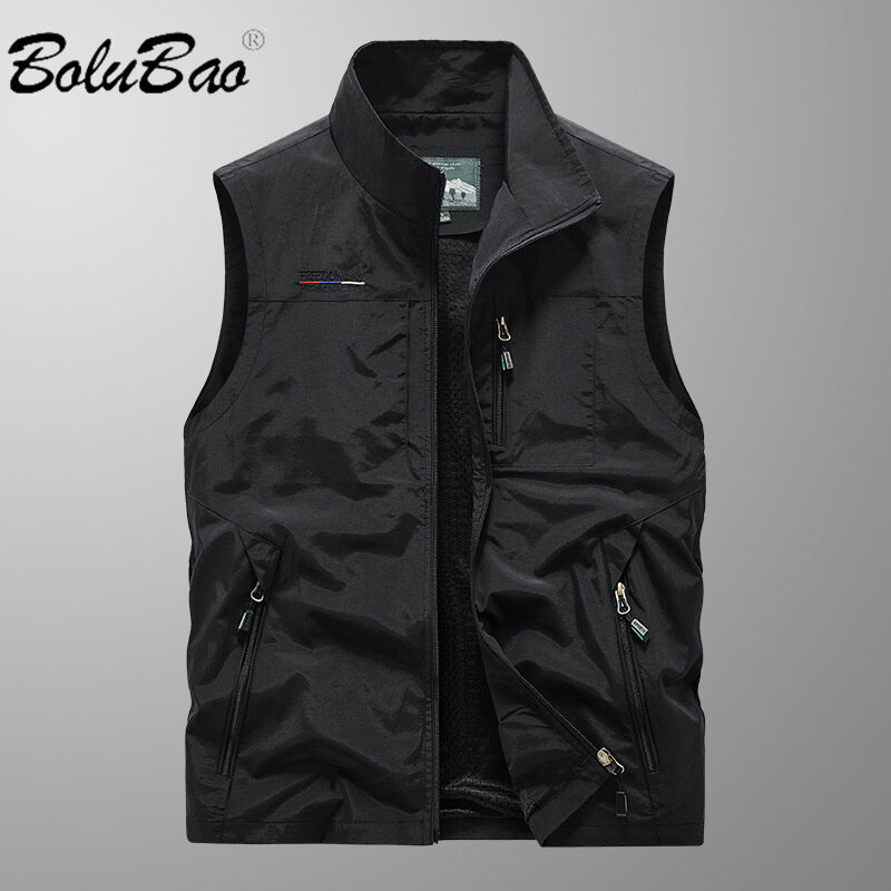 معطف ضيق أحادي اللون للرجال من BOLUBAO مع جيب كبير ، سترة خارجية ، تصميم غير رسمي ، جودة عالية ، بيع ،